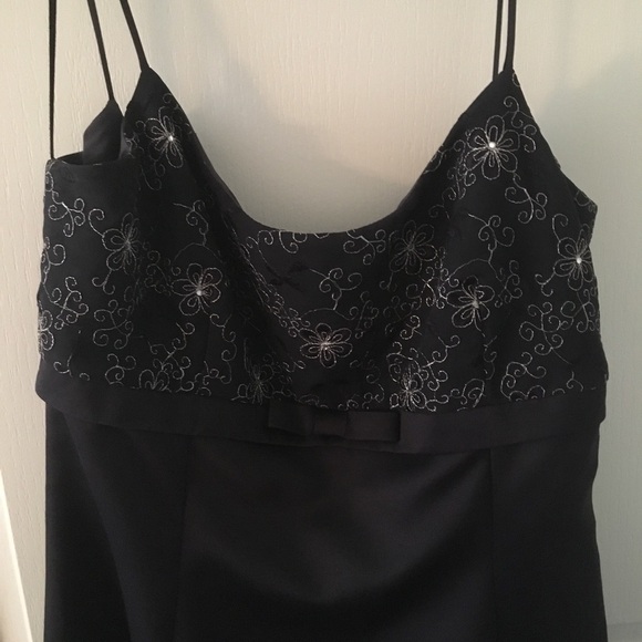 𝅺vintage navy blue formal dress - Picture 2 of 3